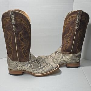 Cody James Men's Exotic Python Western Boots - Broad Square Toe